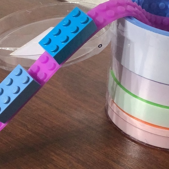 Adhesive, flexible Tape w/ building studs - fits Lego - build horizontal - Picture 4 of 6